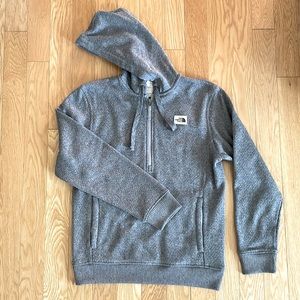 North Face Curran Tail 1/4 Zip Waffle Hoodie Pullover